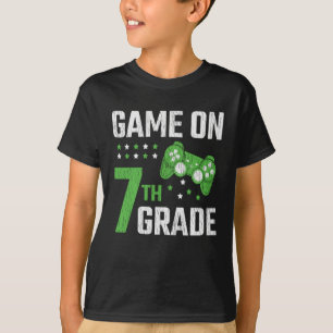 Game On 7th Grade Gamer Back To School Student T-Shirt