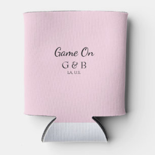 Game on add couple name wedding party place city g can cooler