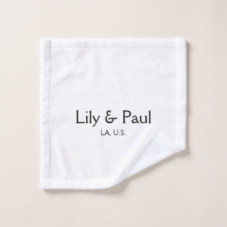 Game on add couple name wedding party place city g wash cloth