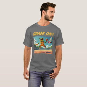Game On Basketball Frog men grey T-shirt