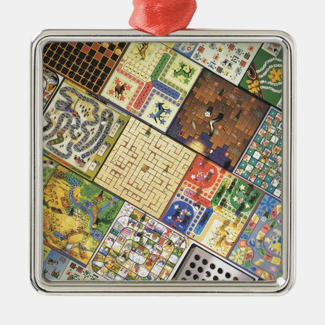 Game on!  Board games Metal Ornament (Front)