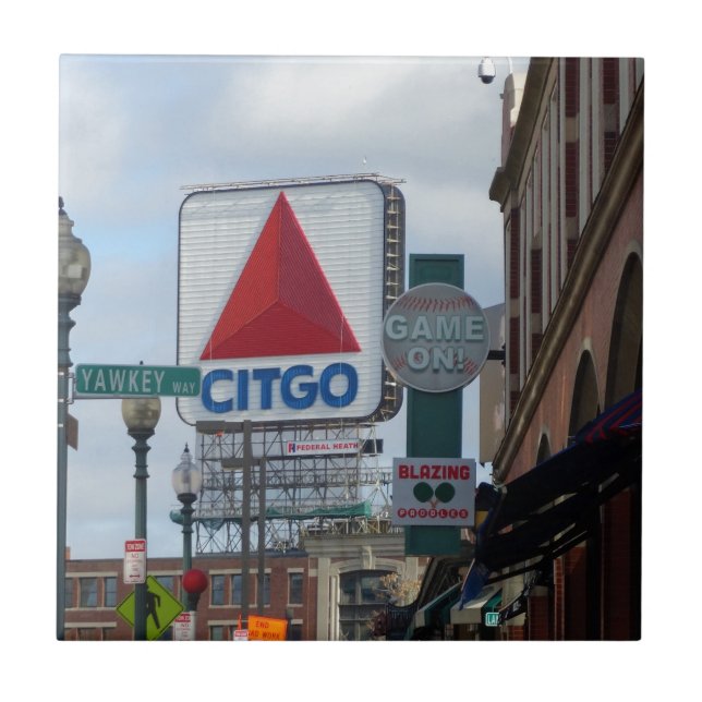 Game On  Boston! Tile (Front)