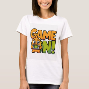 Game On Cute Monster Gamer Kids & Teens T-Shirt