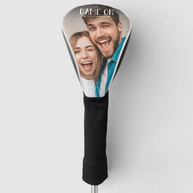 Game On Family Photo Golf Head Cover (Front)
