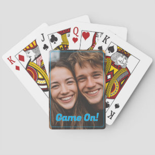 Game On Family Photo Playing Cards