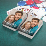 Game On Family Photo Playing Cards<br><div class="desc">Modern & Trendy Photo Playing Card. Design featuring your favourite single photo and ''GAME ON'' typography script. Personalize with a family name or text.</div>