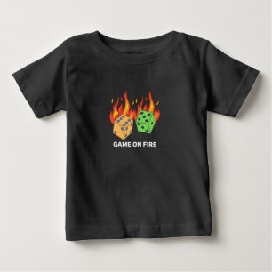 Game on Fire Baby T-Shirt