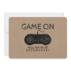 Game On - Funny Gamer Groomsman or Best Man