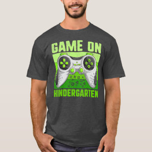 Game On Kindergarten Funny Back To School Gamer T-Shirt
