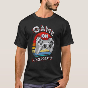 Game On Kindergarten Teacher Kids Controller Back T-Shirt