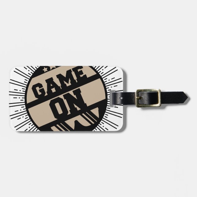 Game on luggage tag (Front Horizontal)