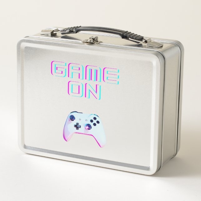 Game On Metal Lunch Box (Front)