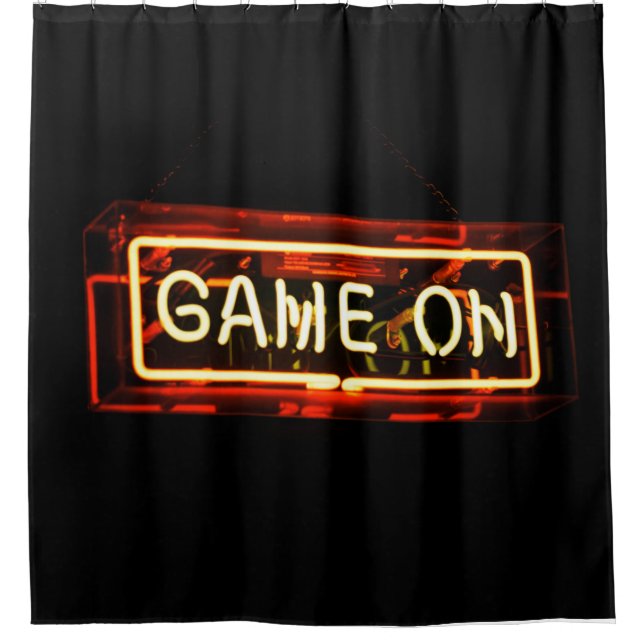Game On Neon Sign Sports Gaming Gamer (Front)