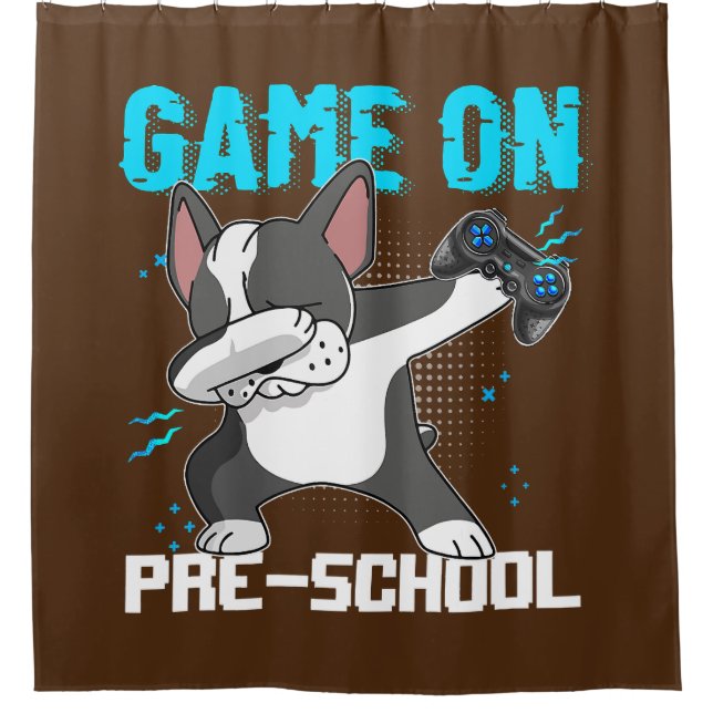 Game On Preschool French Bulldog Gaming Back To (Front)