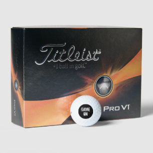 Game On Titleist Pro Golf Balls