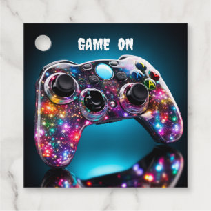 Game On Vibrant Remote  Favour Tags