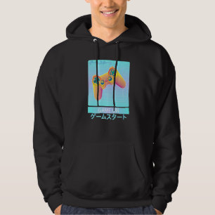 Game On Video Game Controller Retro Vaporwave Japa Hoodie