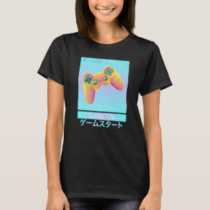 Game On Video Game Controller Retro Vaporwave Japa T-Shirt