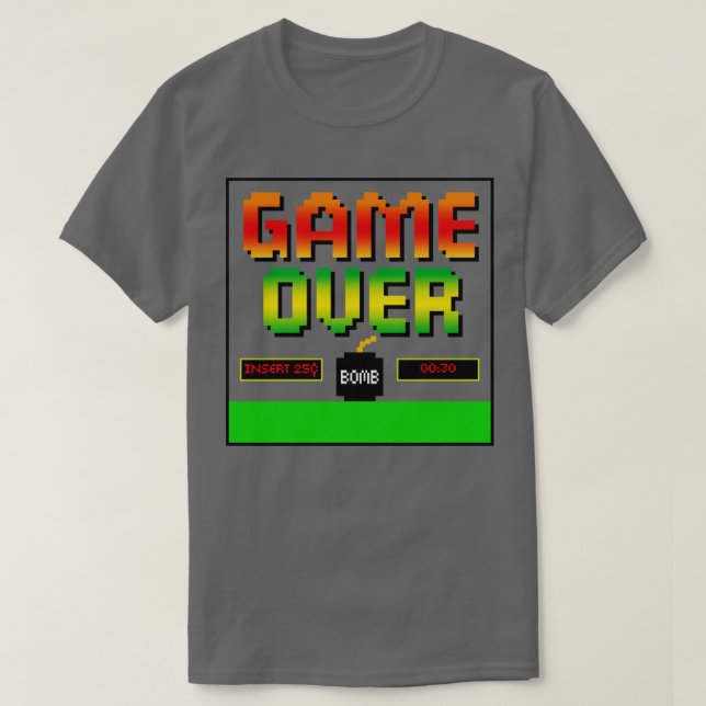 Game Over 1 T-Shirt (Design Front)