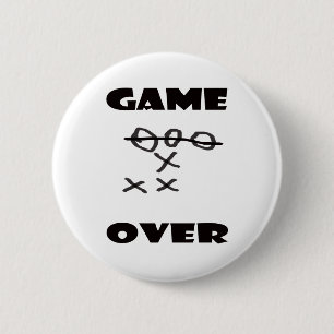 GAME OVER 2 INCH ROUND BUTTON