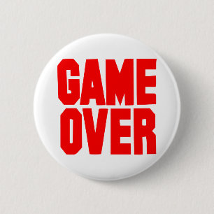 Game over 2 inch round button
