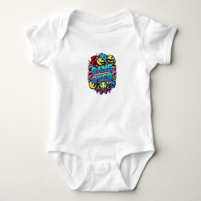 Game Over Baby Bodysuit (Front)