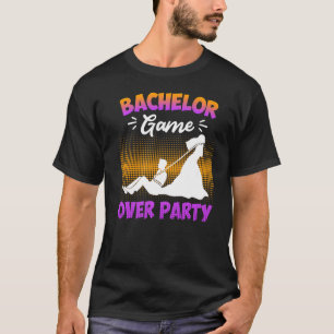 Game over bachelor party man wedding T-Shirt