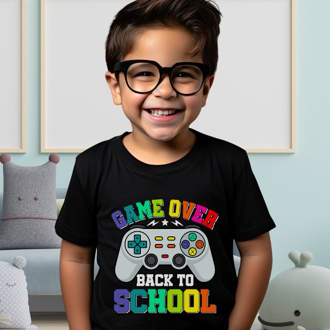 Game Over Back to School – Funny Gamer  T-Shirt (Creator Uploaded)