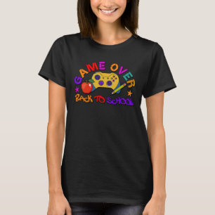 Game over Back to School - T-shirt