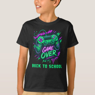Game Over Back to School  T-Shirt