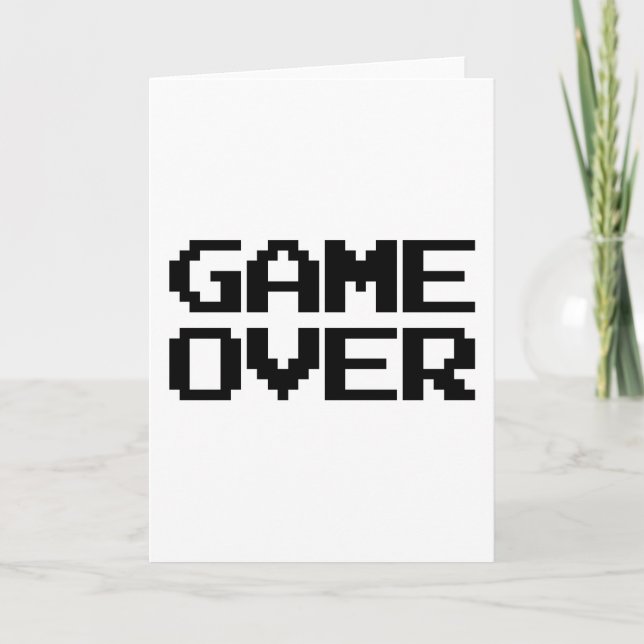 Game Over Card (Front)