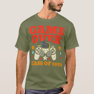 Game Over Class 2021 Game Controller Graduation T-Shirt