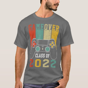 Game Over Class Of 2022 Senior Mom Class Graduate T-Shirt