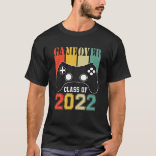 Game Over Class Of 2022 Video Games Funny Graduati T-Shirt