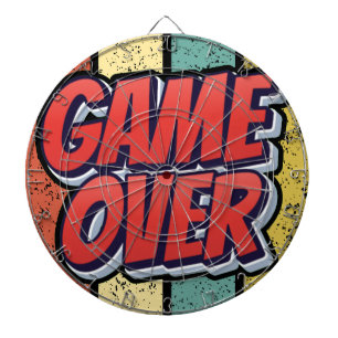 Game over. dartboard
