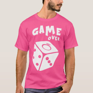 Game Over Design for Bachelor Party nice Groom Gif T-Shirt