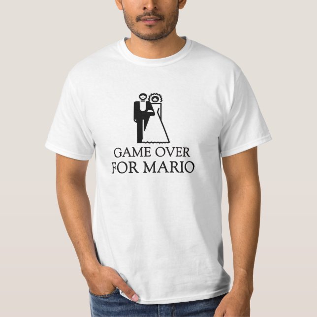 Game Over For Mario T-Shirt (Front)