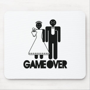 Game Over - Funny Wedding Gifts Mouse Pad