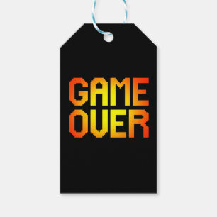 GAME OVER GIFT TAGS