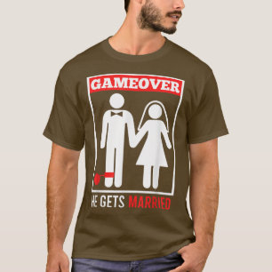Game over husband groom bachelor party T-Shirt
