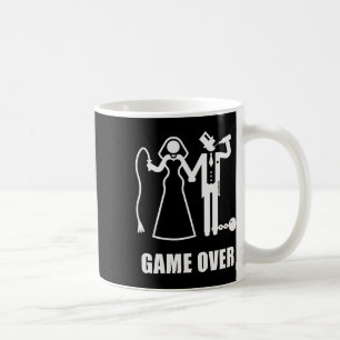 Game Over (jga Bride And Groom New Whip Beer W)  Coffee Mug