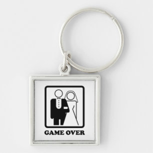Game Over Keychain