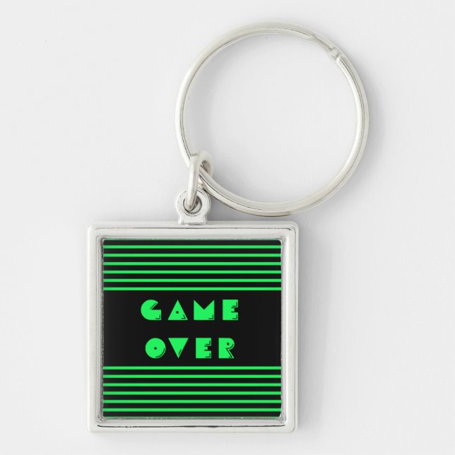 Game Over Keychain (Front)
