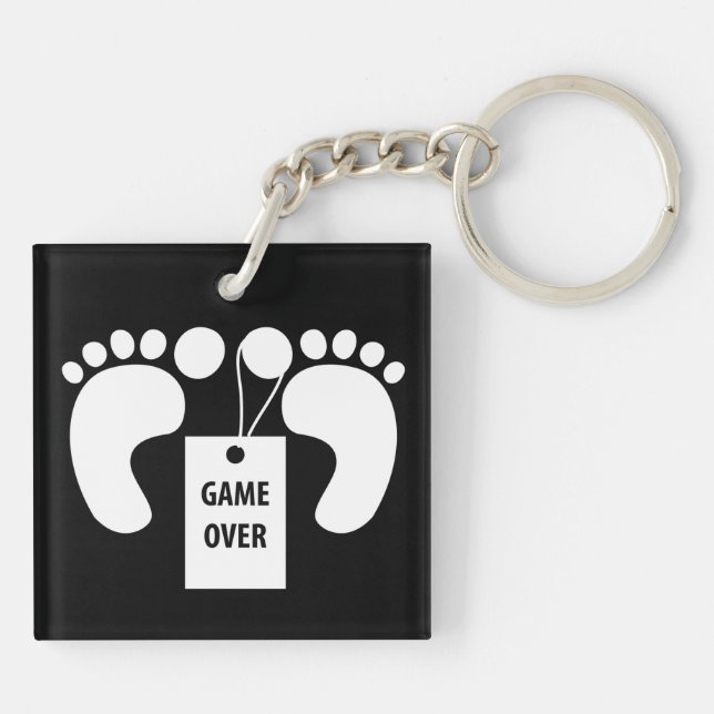 Game over keychain (Back)