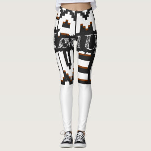 Game Over, Level Up: Pixelated Retro Game World Leggings
