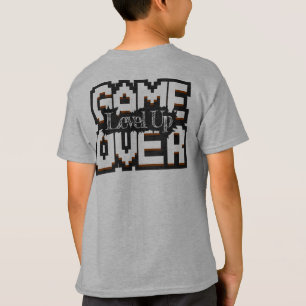 Game Over, Level Up: Pixelated Retro Game World T-Shirt