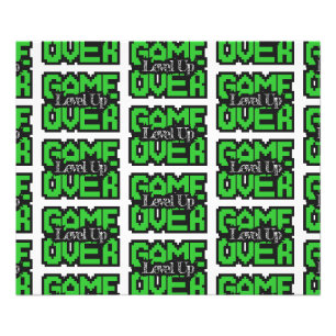 Game Over, Level Up: Retro Pixel Sandbox Adventure Photo Print