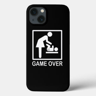 Game Over Mom Funny Pictograph iPhone 13 Case