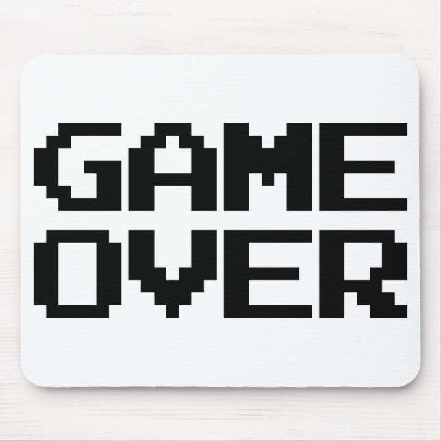 Game Over Mouse Pad (Front)