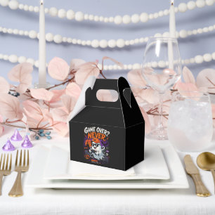 Game Over Never Funny Gamer Ghost Halloween Favor Box